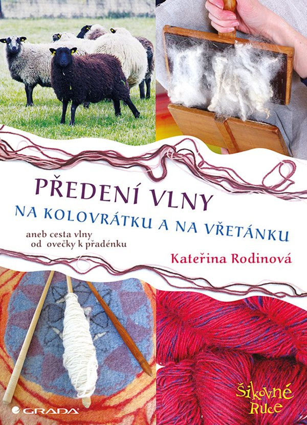 Předení vlny na kolovrátku a na vřetánku - kniha