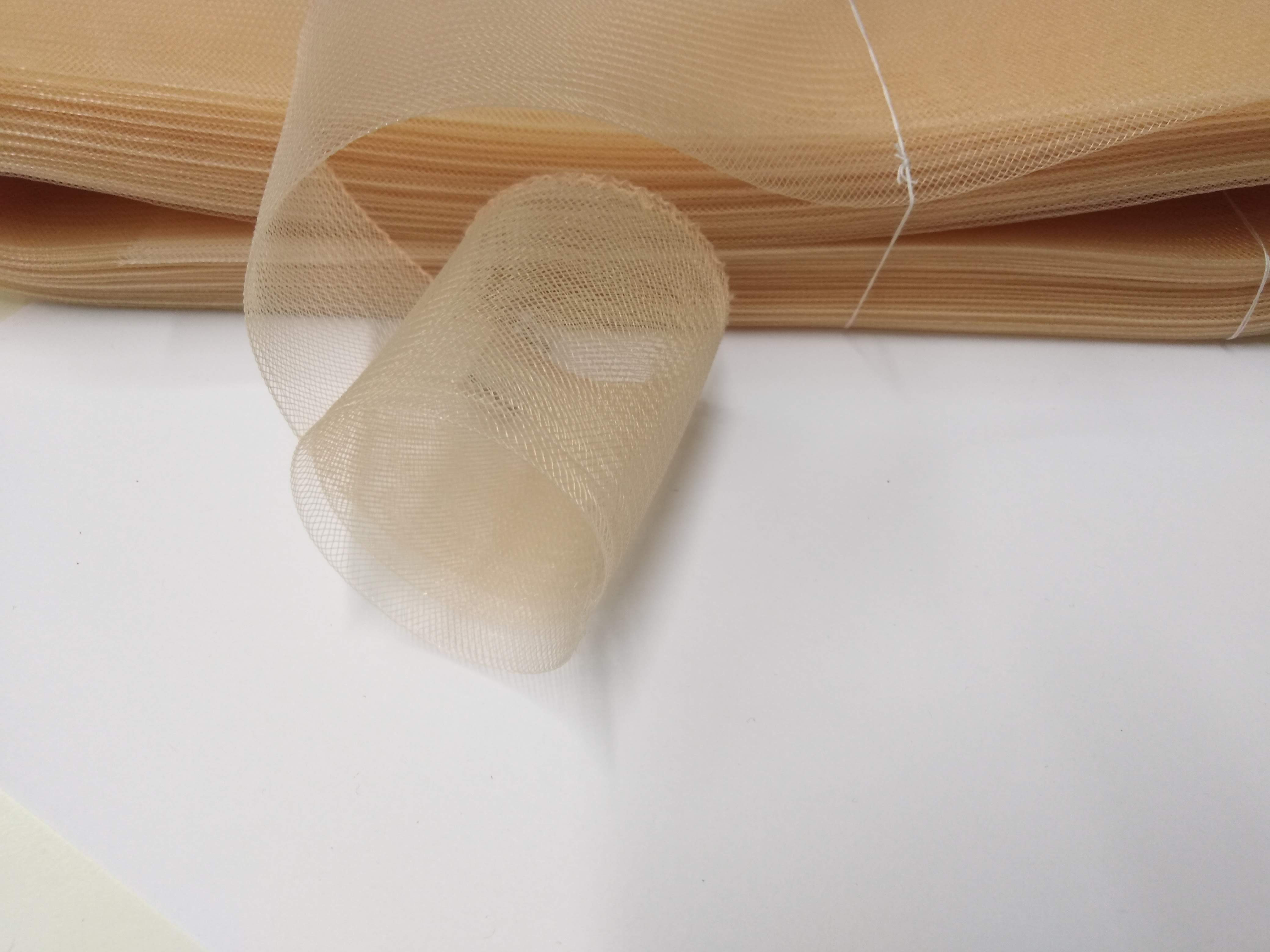 modistická krinolína š. 6 cm/50cm nude béžová