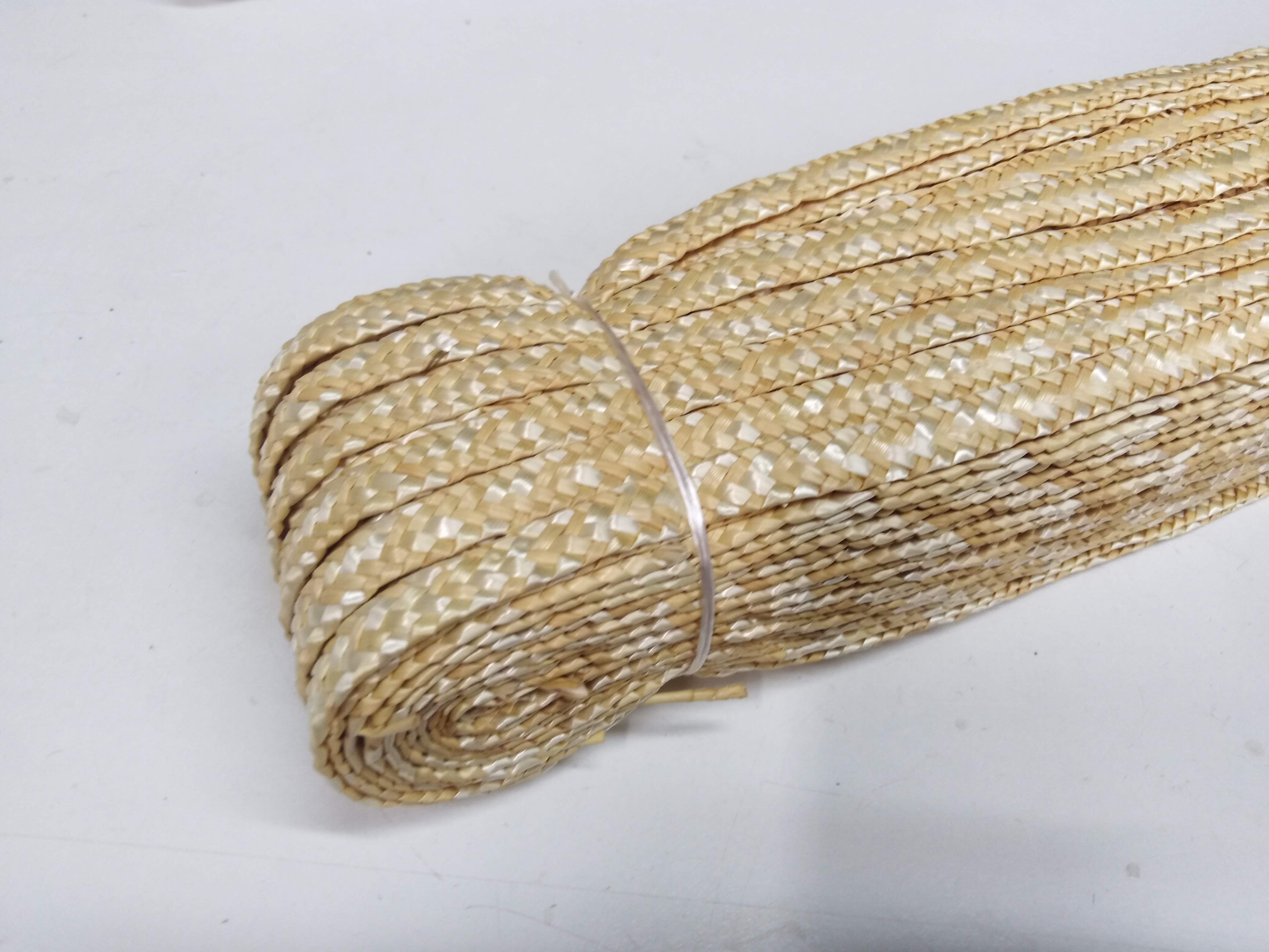 slaměný pásek pletený II. š. 10/11mm super jakost bal. 50m