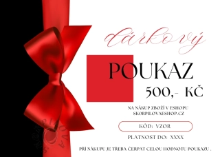 Dárkový poukaz 500,-Kč
