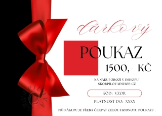 Dárkový poukaz  1500,-Kč