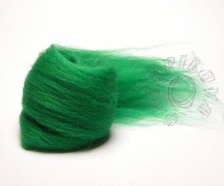 Merino vlna zelená jasná neonová 25g