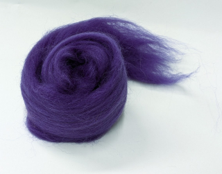 česaná vlna SH na plstění a předení švestkováfilaová BlueViolet 20 g