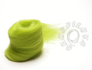 Merino vlna zelená jarní neonová 25g