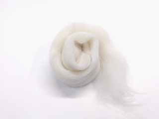 Merino vlna bílá na plstění 25g