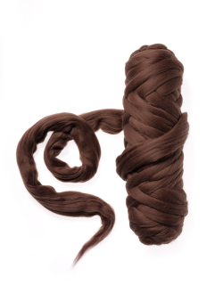 Merino ultra jemné 18 mic  NUNO  hnědá č.127 -  20g