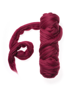 Merino ultra jemné 18 mic NUNO bordo č. 134 -  20g