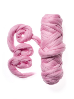 Merino ultra jemné 18 mic  NUNO růžová světlá  č. 123 -  20g