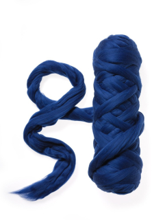Merino ultra jemné 18 mic NUNO modrá tmavá  III..  č.172 20g