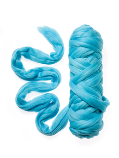 Merino ultra jemné 18 mic NUNO tyrkys jasná aqua  II.  č.160 20g
