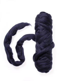 Merino ultra jemné 18 mic NUNO modročerná tmavá  č.173  20g