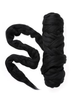 Merino ultra jemné 18 mic  NUNO   černá č. 180  20g