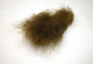 Mykaná vlna merino hnědávebloudí do zrz