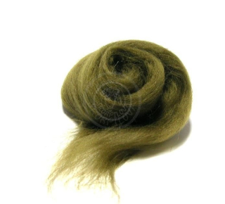 Merino vlna zelená khaky jasná 25g