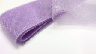 modistická krinolína š. 8 cm/50cm lilla - levandulová světlá