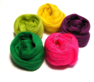 MERINO jemné - DUHOVÁ SADA neonová 5x10g