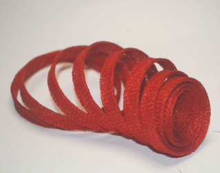 sisálová stuha 50cm červená jasná