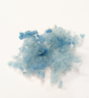 Vlněné kuličky "lumpis" babyblue