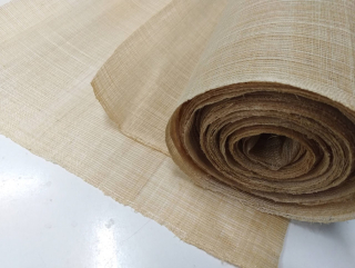 sinamy alá "buckram"- přírodní pevný  výstuhový  natur -  1m/90š